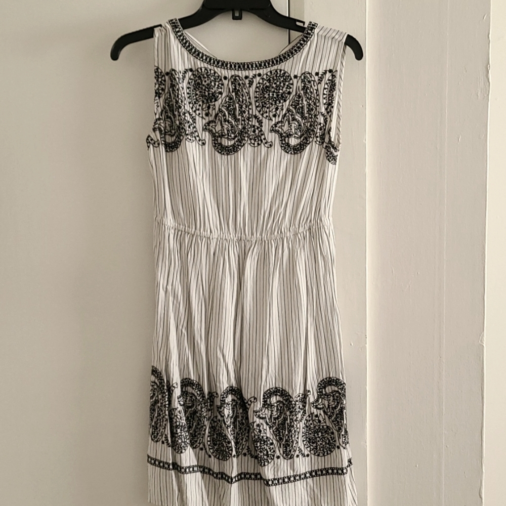 Loft black and white xs petite